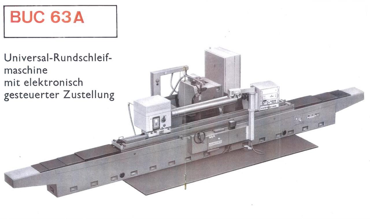 Gebrauchte Rundschleifmaschine TOS BUC 63Ax2000