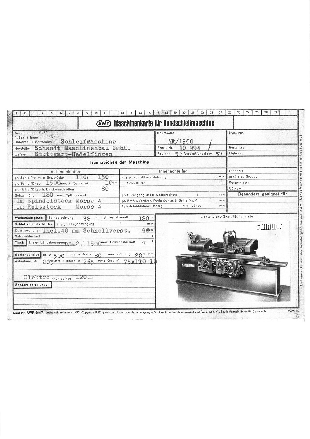 Außenrundschleifmaschine SCHAUDT AR 1.500 - Image 13