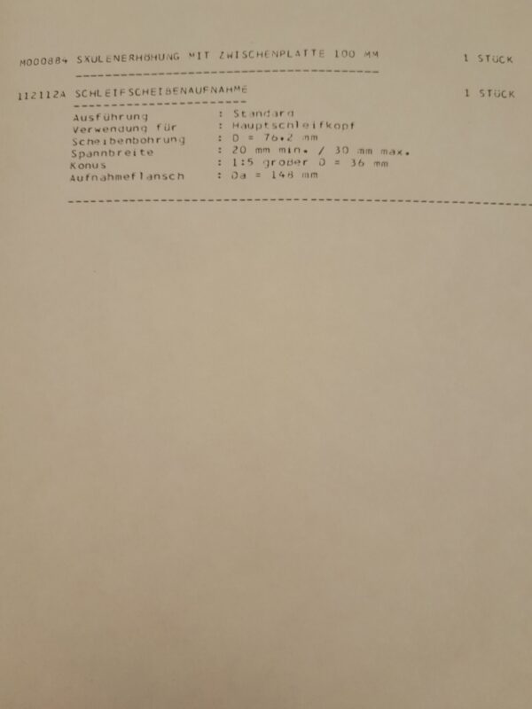 Gebrauchte Flachschleifmaschine ELB Orion 635 ND