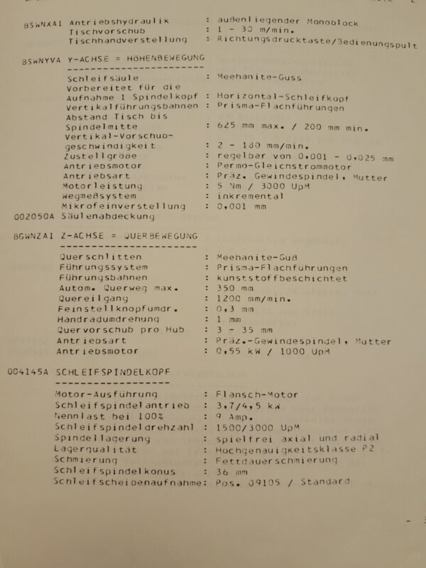 Gebrauchte Flachschleifmaschine ELB Orion 635 ND