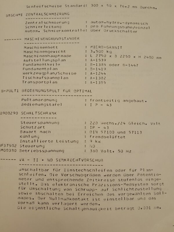 Gebrauchte Flachschleifmaschine ELB Orion 635 ND