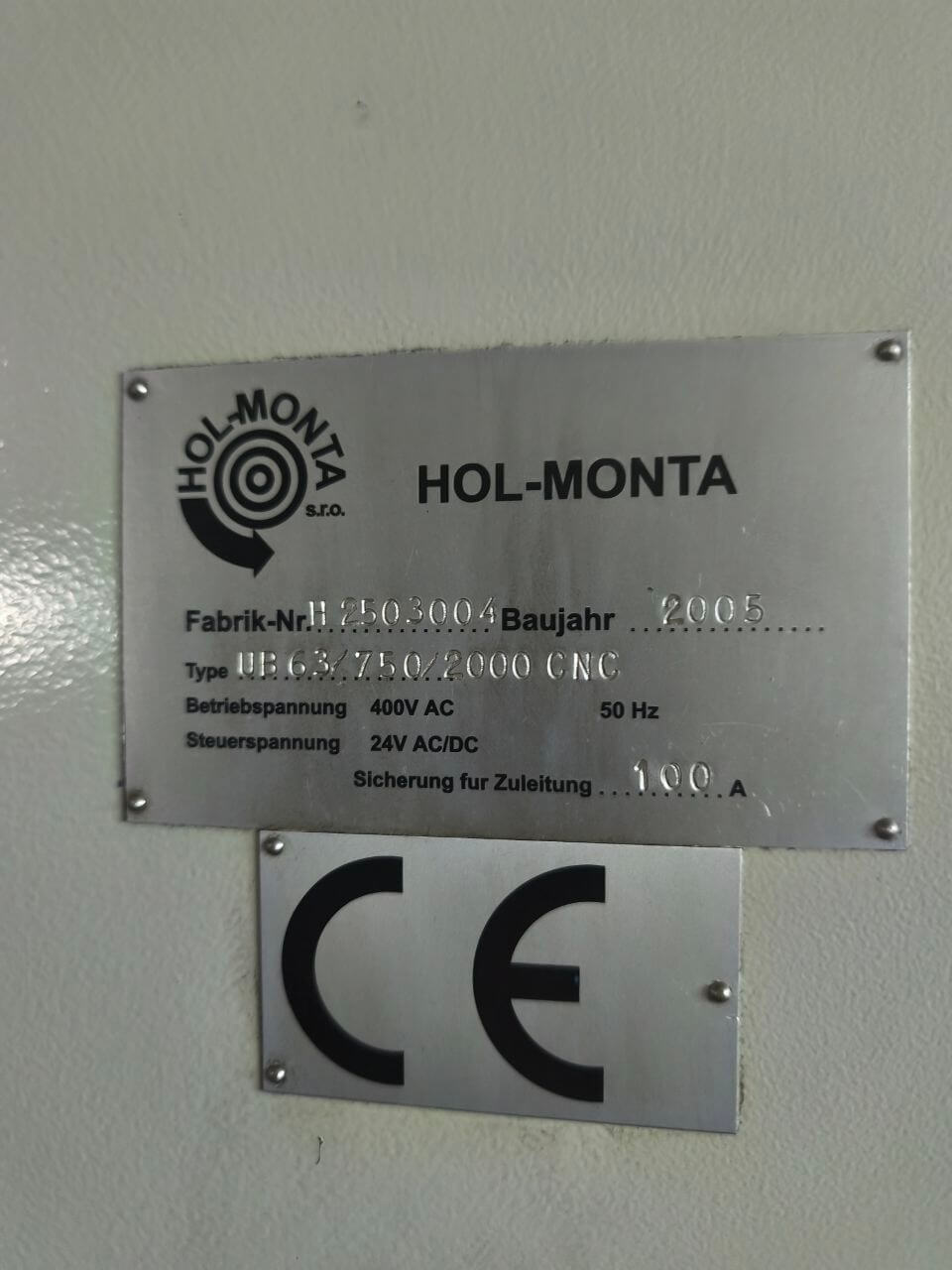 Gebrauchte Rundschleifmaschine TOS HOL-MONTA UB 63/750/2000 - Image 3