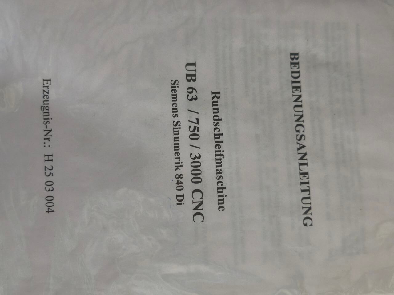 Gebrauchte Rundschleifmaschine TOS HOL-MONTA UB 63/750/2000 - Image 10