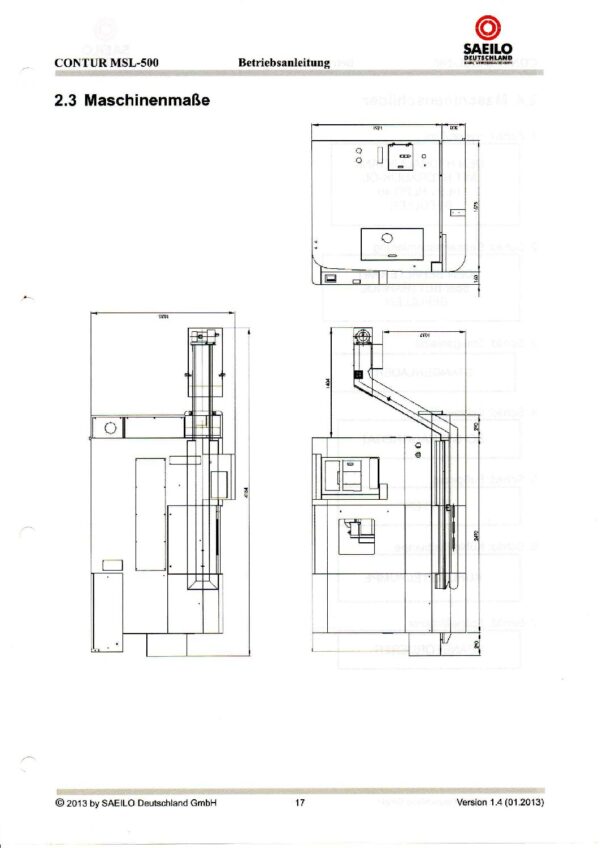 CNC Drehmaschine SAEILO MLS 500 (C-Achse)