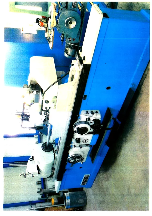 Außenrundschleifmaschine SCHAUDT AR 1.500 – Seitenansicht