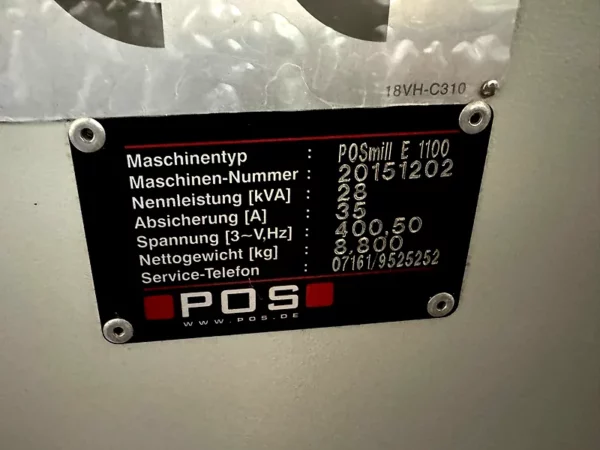 CNC Bearbeitungszentrum gebraucht POSMILL E 1100 – Gesamtansicht