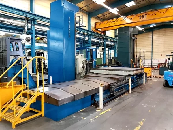 CNC Bohrwerk gebraucht: Scharmann m. 130mm Spindel und Heidenhain 530 – Gesamtansicht