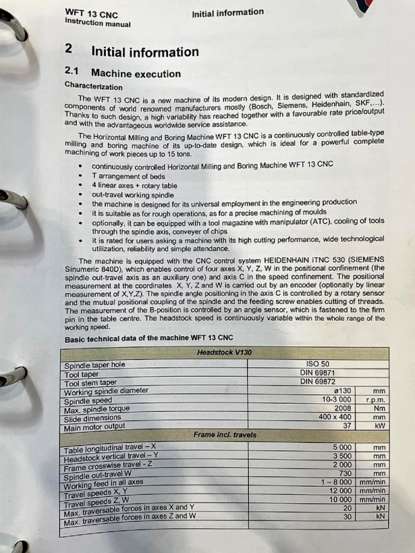 Gebrauchtes Tischbohrwerk Fermat WFT 13 – Werkzeugrevolver