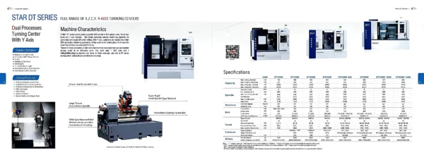 Z-MaT STAR DT Baureihe – Katalogübersicht CNC Dreh-Fräsmaschine alle Modelle