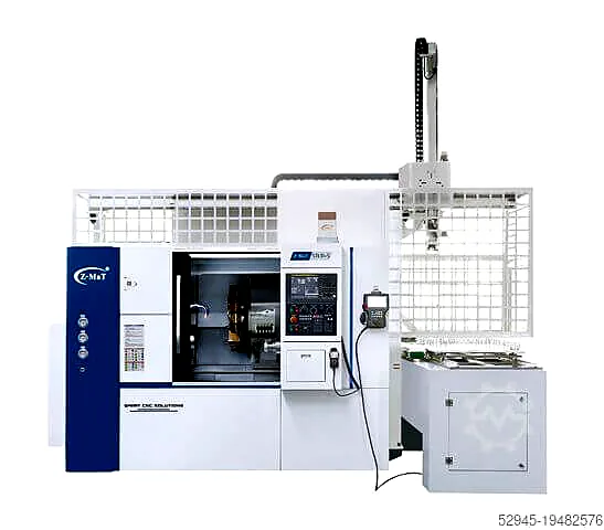 CNC Dreh-Fräszentrum mit Beladeroboter Z-MaT TN500-450n Siemens Shop Turn – Hauptbild