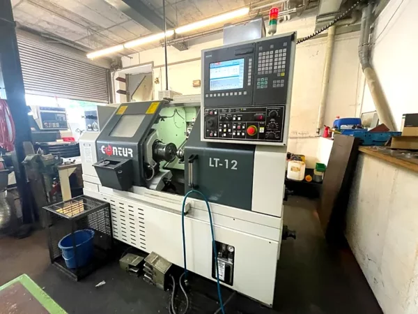 Gebrauchte CNC Drehmaschine Saeilo LT-12 – Gesamtansicht