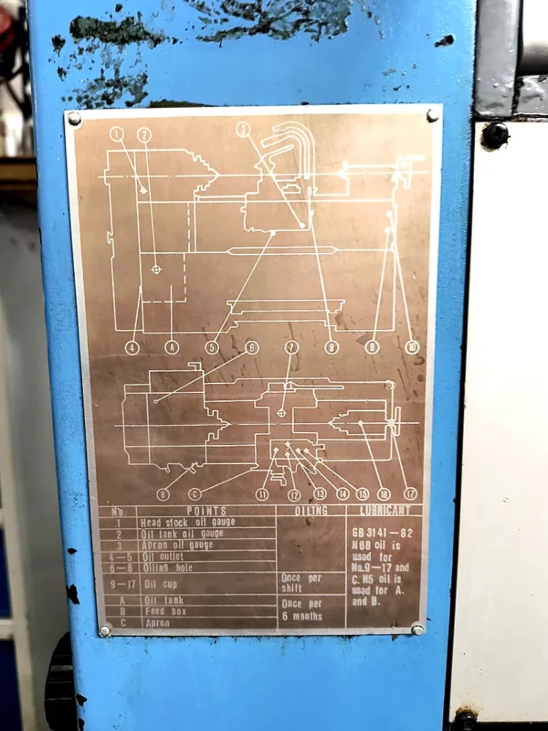 Gebrauchte Drehbank Weipert 400x1500 – Gesamtansicht