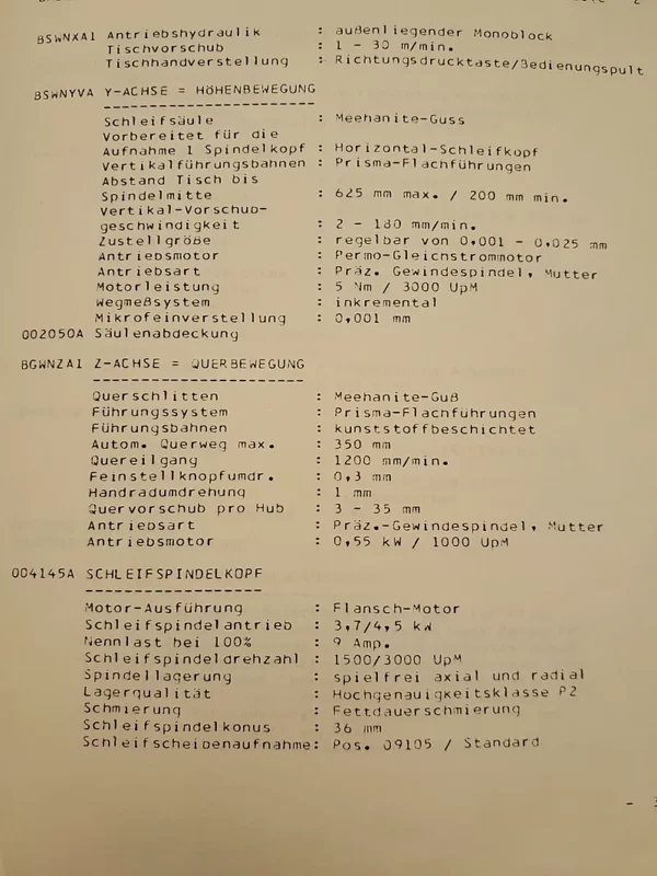 Gebrauchte Flachschleifmaschine ELB Orion 635 ND – Kuehlmittel
