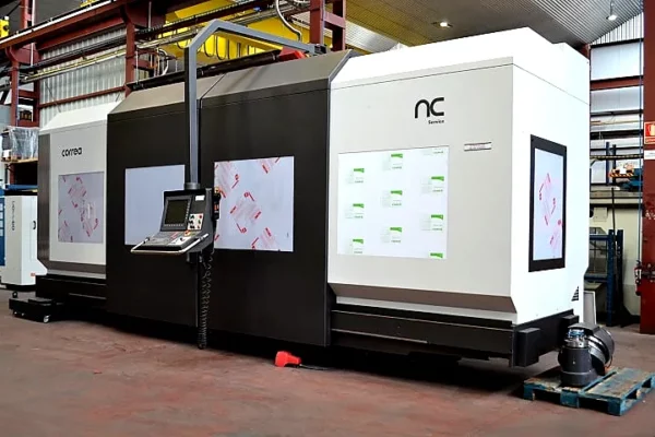 Überholte Bettfräsmaschine CORREA CF22/25 – Reitstock