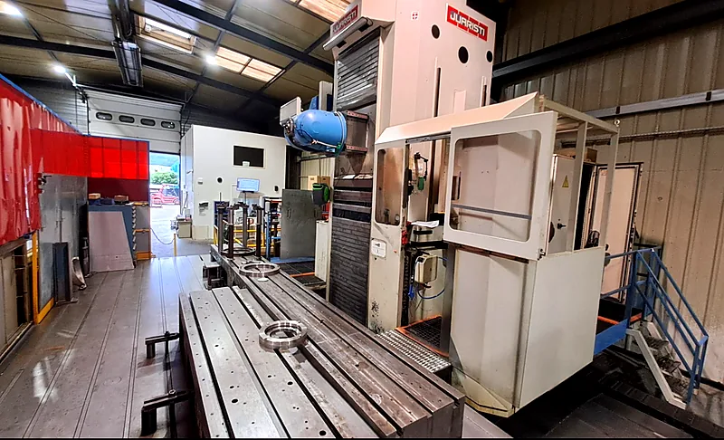 CNC Fahrständerfräsmaschine gebraucht: JUARISTI MX7-6000 RAM HEIDENHAIN TNC430 M – Hauptbild