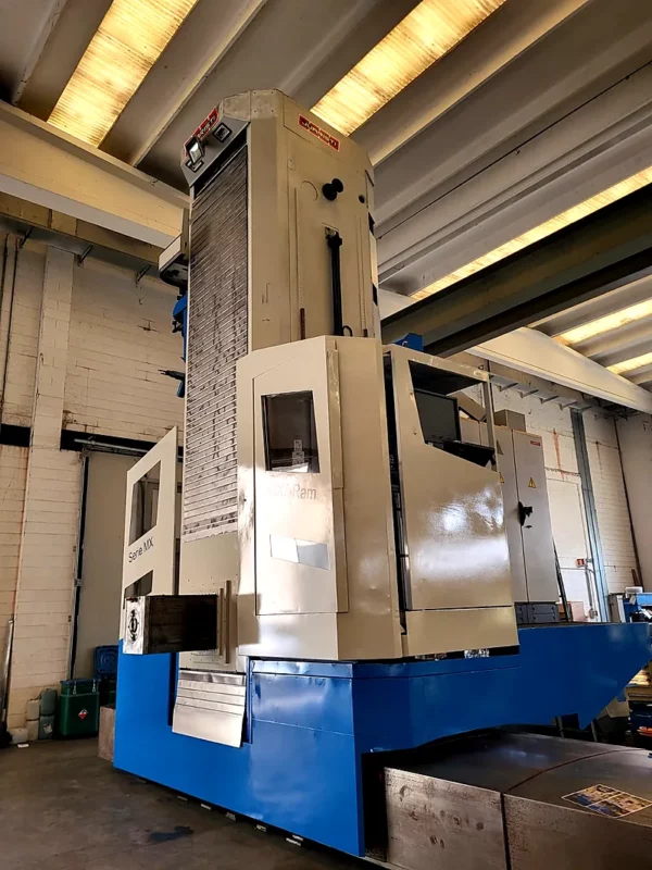 Fahrständerfräsmaschine JUARISTI MX- 7 RAM – Maschinenbett