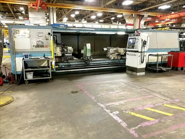 CNC Rundschleifmaschine GIORIA R 162 4000 x 450 – Maschinenbett