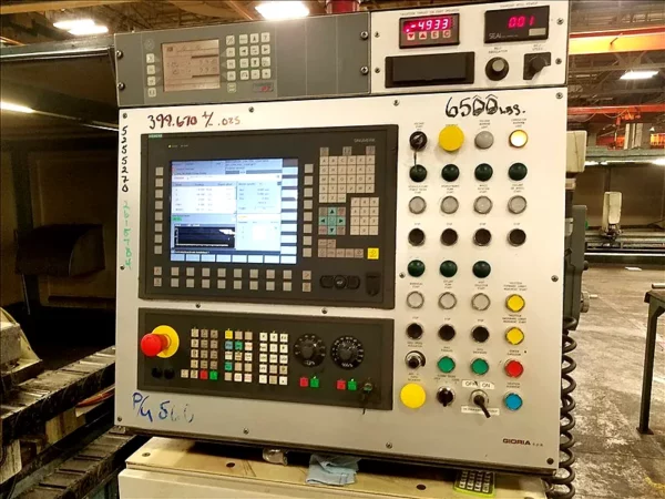 CNC Rundschleifmaschine GIORIA R 162 4000 x 450 – Schleifkopf