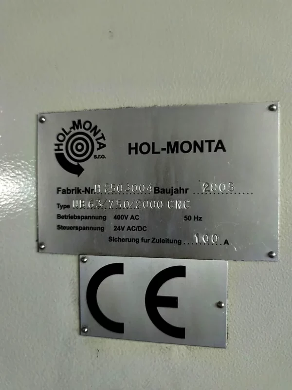 Gebrauchte Rundschleifmaschine TOS HOL-MONTA UB 63/750/2000 – Schleifkopf