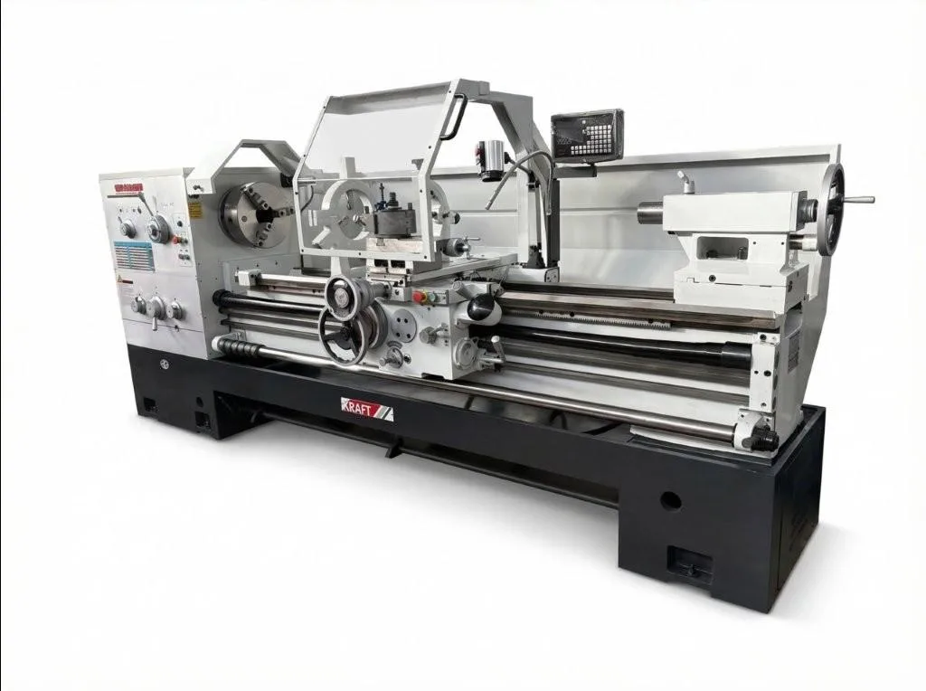 Kraft DLZ Baureihe Leit- und Zugspindeldrehmaschine – Gesamtansicht